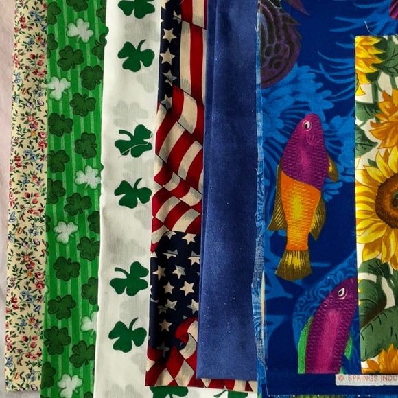 Craft Fabric: Spring, Summer, Solids and Patterns - Picture 2 of 4